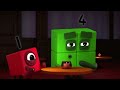 Numberblocks and Arty Maths | Stampolines cartoons for Kids | @LittleZooTV