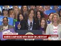 Why Trump is rattled and 'off' campaign trail: See Kamala Harris rally in PA with Biden