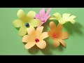 Diy -  Idei decoratiuni din flori mici de hartie colorata Origami Simplu de facut 🌹🌸