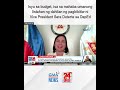 Isyu sa budget, isa sa mahaba umanong listahan ng dahilan ng pagbibitiw ni Vice... | 24 Oras