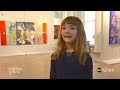 9-Year-Old Abstract Painter Aelita Andre Opens Solo Show in Famed Museum