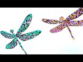 DIY Dragonfly - Decoration Idea - Upcycling of waste plastic