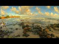 Relaxing Coastal Hike Along Maha'ulepu Heritage Trail, Kauai (Ambient ASMR Binaural Ocean Waves)