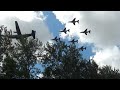 Patrouille de France au dessus de Chenonceau