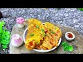 Miniature tomato and egg pancake|Chinese Food Cooking