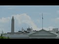 Images of the White House after Biden's announcement to quit race | AFP