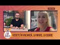 Andreea Bănică, în vacanță la mare