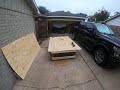 Building a Vintage looking camper Assembling the floor of the Tear drop vintage wooden camper