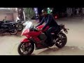 riding kawasaki ninja