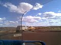 Roadtrain  meets Pilbara Ore Train