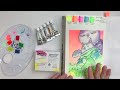 Schmincke Akademie's Neon Watercolor Paints! Limited Edition Set - Review & Demo 🎨