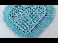 Macrame - Simple Diy Macrame Coaster 🍵💙- Easy Step By Step Tutorial For Beginners