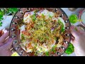 Dahi Puri Recipe | How To Make Dahi Batata Puri Recipe | Dahi Sev Puri | Indian Street Food Recipe