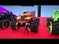 GTA V Mega Ramp On Monster truck, Jets and Boats By Trevor and Friends Stunt Map Racing Challenge