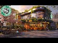 【Relax STARBUCKS Jazz BGM】🥤The best jazz music to listen🎵Morning sound at Starbucks Cafe🌸