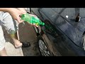 Как выпрямить вмятину на авто при помощи бутылки
