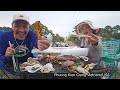 277,USA Câu Ghẹ Đục Bắt Hào Nướng Ăn No Nê, Fishing Crab Grilled&Eat[Phuong Kien Giang Vietnam/USA