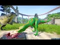 🔴Hunting Found Jurassic World Evolution 2, T-Rex, Stegosaurus, Giganotosaurus, Cow, Crocodille