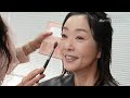 【若見えメイク】『涙の女王』ホン・ヘインに変身！韓国のヘアメイクさんに学ぶ🇰🇷キメ細かな美肌の作り方、眉、アイメイク、リップメイクの隠し技大公開！✨ #韓国vlog