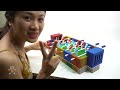 DIY - How To Make Foosball (Table Football) from Magnetic Balls | Magnetic Man 4K