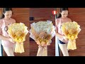 How to make money bouquet with teddy bear #diybouquet #moneybouquet #giftideas