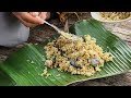 Camping in a Tree House, Rain, Fishing and Grilling fish, Comfortable shelter