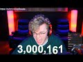 The very moment I hit 3 million subscribers...