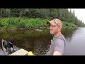Musky Fishing Wilderness Canoe Trip with my Dog | (CATCH AND COOK)
