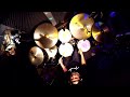 peter grimmer drumming to John Riley's Jazz Sextet - 