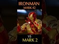 IRONMAN Mark 42 vs Mark 2 #Shorts