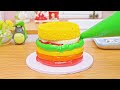 Mini Oreo Chocolate Cake 🩷 Tasty Miniature Rainbow Cake Decorating Sun Flower 🌈 Ceo Cakes
