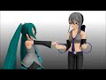 【MMD】 Miku wants to eat a dinosaur.