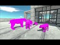 Race to eat Pink Mammals - Animal Revolt Battle Simulator