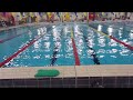 swimming race with Susan and Kelly at CSL pool Montreal July 2018