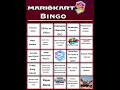 Mario Kart 9 Bingo (By Me)