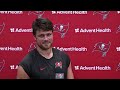 Cade Otton on Baker Mayfield’s Advice on Becoming a Father | Press Conference | Tampa Bay Buccaneers