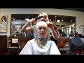 Getting a pixiecut hairstyle in Portland Barbershop - Bishop's on Hawthrone