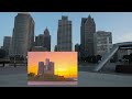 Detroit Street Photography Sunrise Vlog