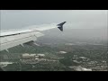 Thunderstorm landing at Miami