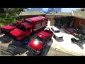 GTA V - Stealing HEAVY FIRE Department Vehicles with Franklin in GTA 5!