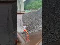 Barge Unloads 3200 Tons of Cobblestone, Video Completed - Flow of relaxing stones