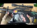 Special police weapon toy set unboxing | MK16 rifle | Type 95 assault rifle | Glock pistol | Bomb