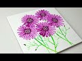 (626) Cosmos flower | Easy Painting ideas | Acrylic Painting for beginners | Designer Gemma77