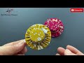 Easy Diy Plastic Bottle cap Hair Clips Making | How to make a mini hat | bottle cap recycling ideas