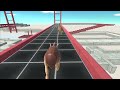 Last Survivor. Touched out, 3D course with two bridges! | Animal Revolt Battle Simulator