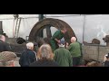 Massive Crossley Engine Running - 13 Ton Flywheel!