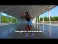 how to do the downtown | jam skating | beginner rollerskate tutorials