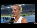 Lynsey Sharp Interview After Race With Caster Semenya - 2016