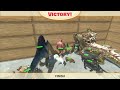 Escape From Giant Stag Beetle - Last Survivor - Zigzag Course | Animal Revolt Battle Simulator