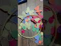 butterfly 🦋 🦋 hanging with color papers